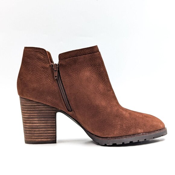 Lucky Brand Women Nyrima Soil Leather Summer Lug Sole Boots Size 11 - Picture 11 of 12